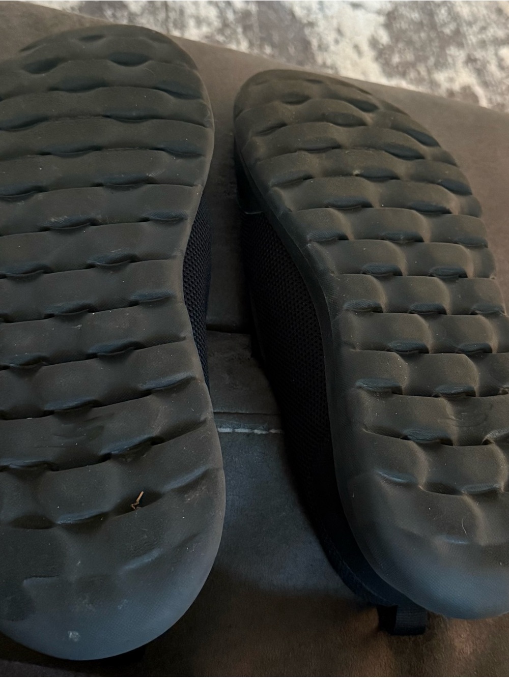 Skechers Black Slip-On Mesh Loafers - Picture 3 of 5